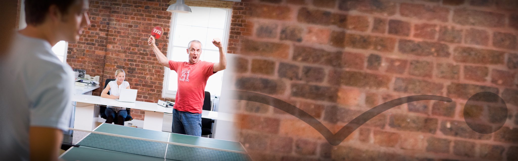 Tischtennis im Office