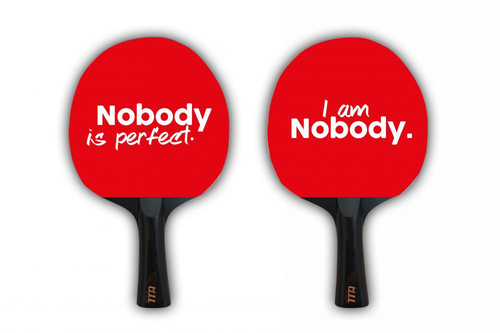 Nobody is perfect./I am nobody.